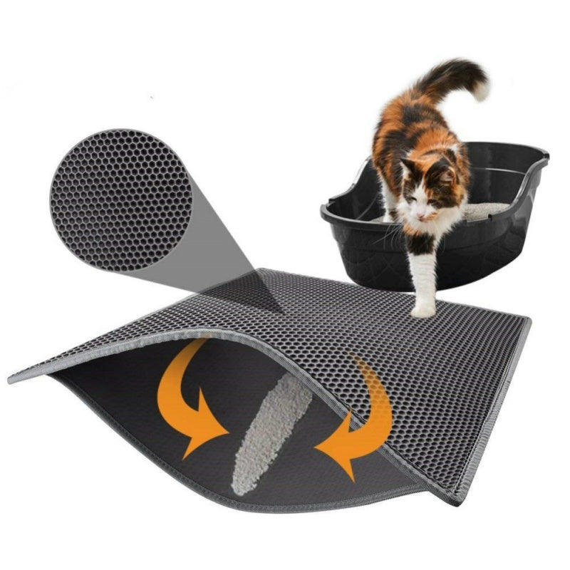 Honeycomb Waterproof Urine Proof Cat Litter Pad For All Pets