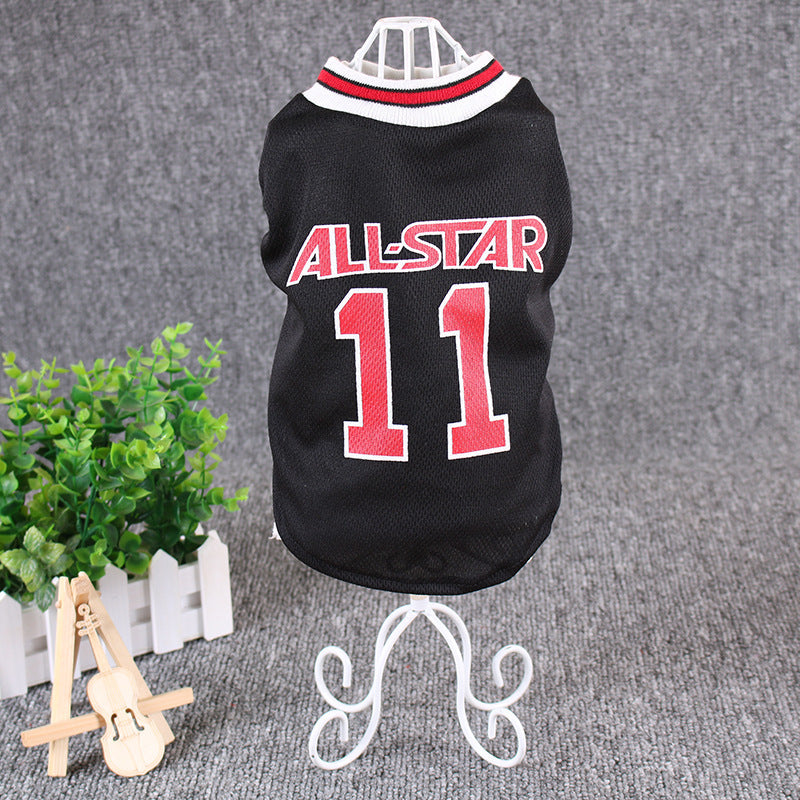 Hot World Cup Ball Spring And Summer Breathable Lightweight Pet Vest