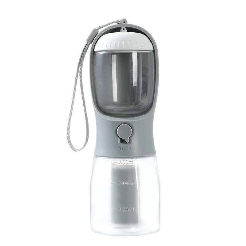 Three-in-one Portable Small Multi-functional Pet Water Cup, Food Cups & Garbage Bag