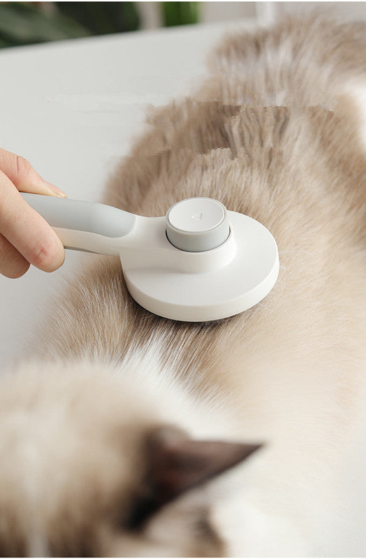 Pet Massage Comb With an Ergonomically Designed Round Handle