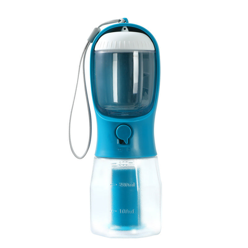 Three-in-one Portable Small Multi-functional Pet Water Cup, Food Cups & Garbage Bag