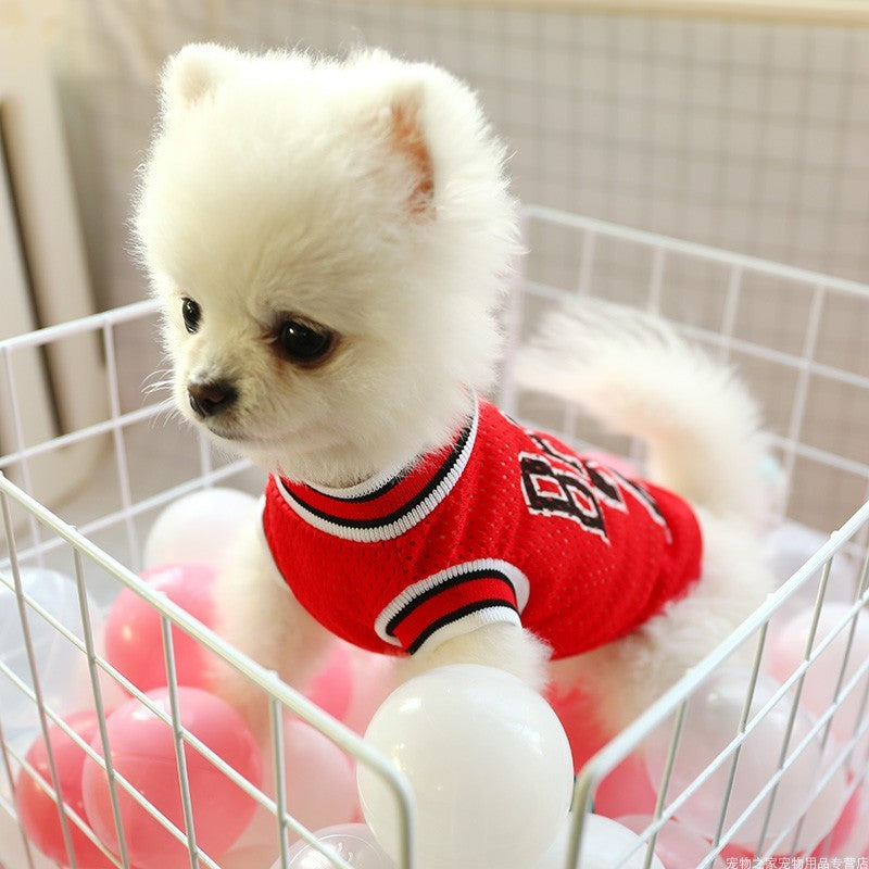 Dog Summer Clothes Teddy Vest Breathable and Lightweight