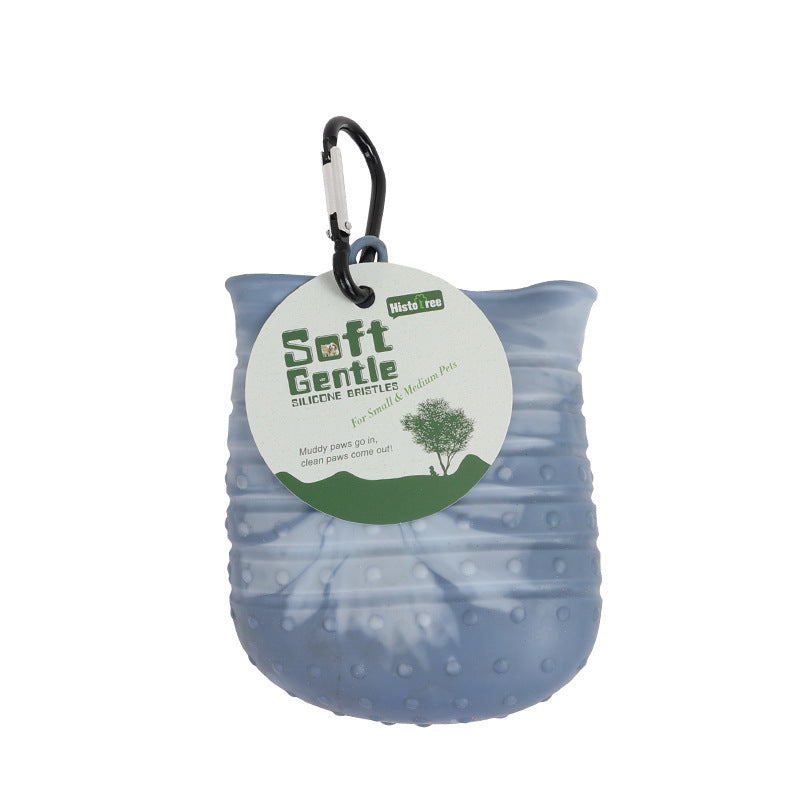 Soft Portable Pet Foot Cleaning and Washer Brush Cup