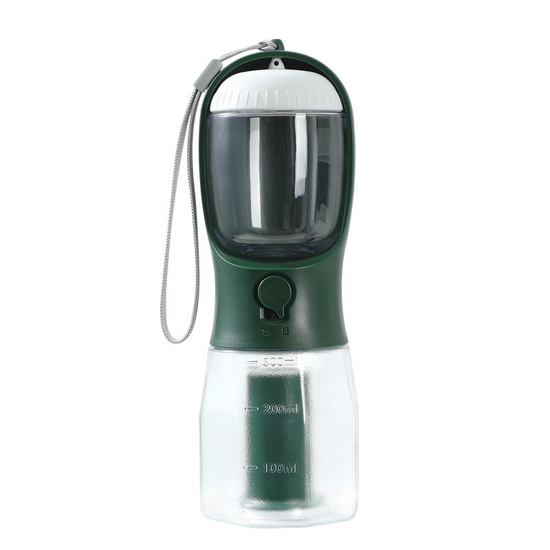 Three-in-one Portable Small Multi-functional Pet Water Cup, Food Cups & Garbage Bag