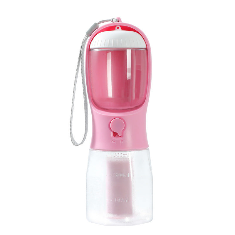 Three-in-one Portable Small Multi-functional Pet Water Cup, Food Cups & Garbage Bag