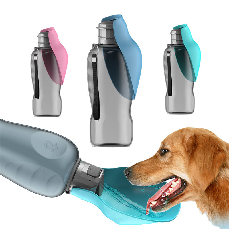 Outdoor Walking Portable Dogs Water Bottle High Capacity Leakproof Bowl
