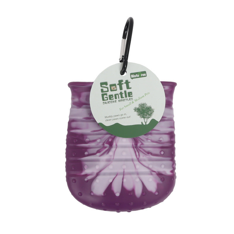 Soft Portable Pet Foot Cleaning and Washer Brush Cup