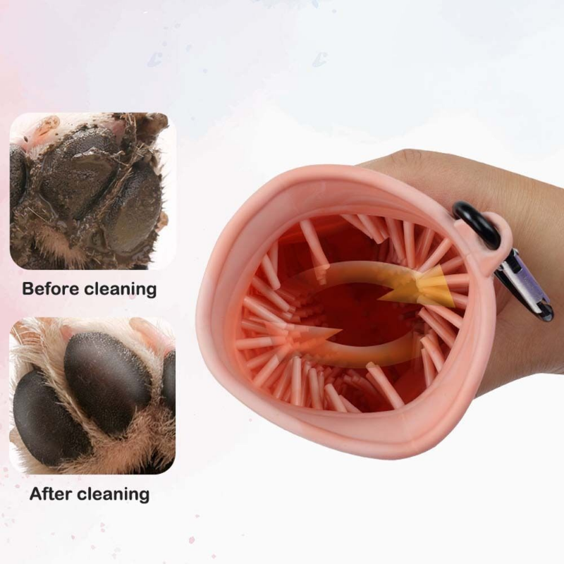 Soft Portable Pet Foot Cleaning and Washer Brush Cup